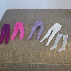 Barbie Tights, Leggings And Stockings - 5 Pair